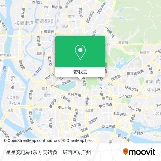 星星充电站(东方宾馆负一层西区)地图