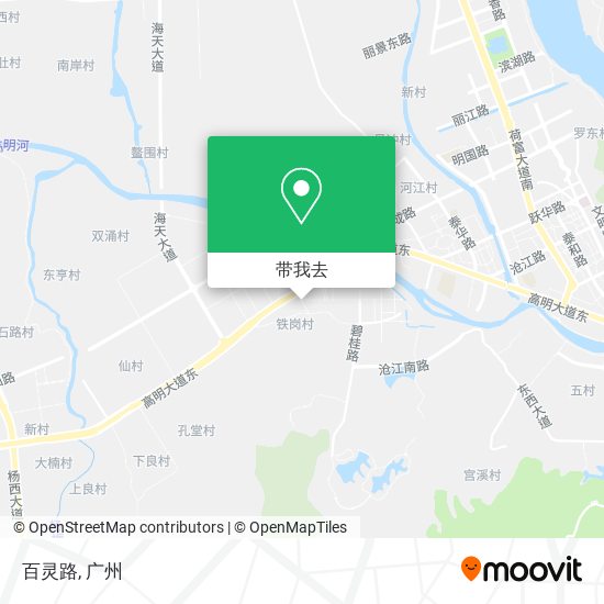 百灵路地图