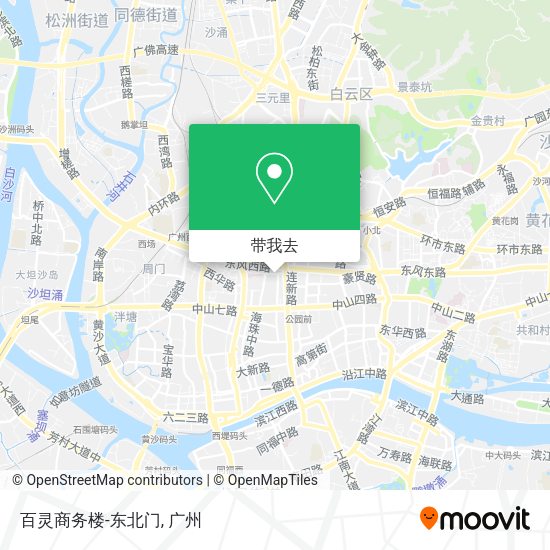 百灵商务楼-东北门地图