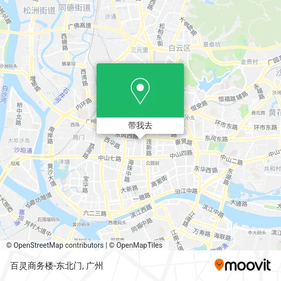 百灵商务楼-东北门地图