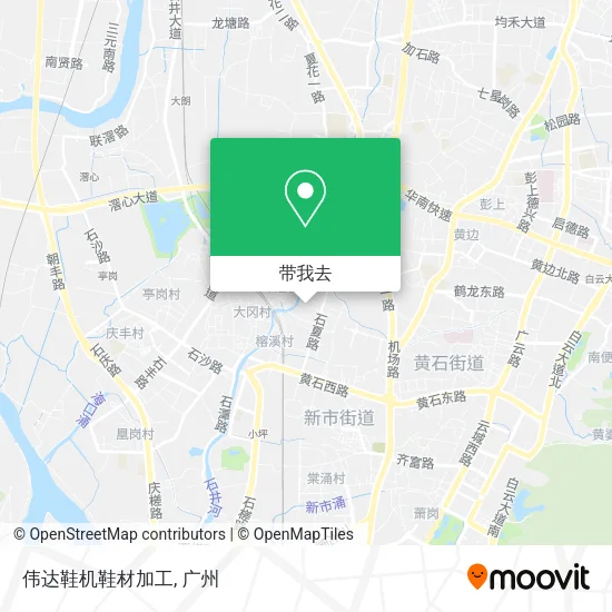 伟达鞋机鞋材加工地图