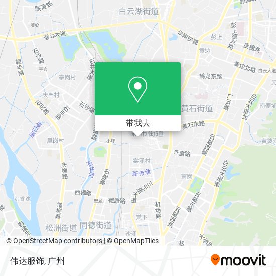 伟达服饰地图
