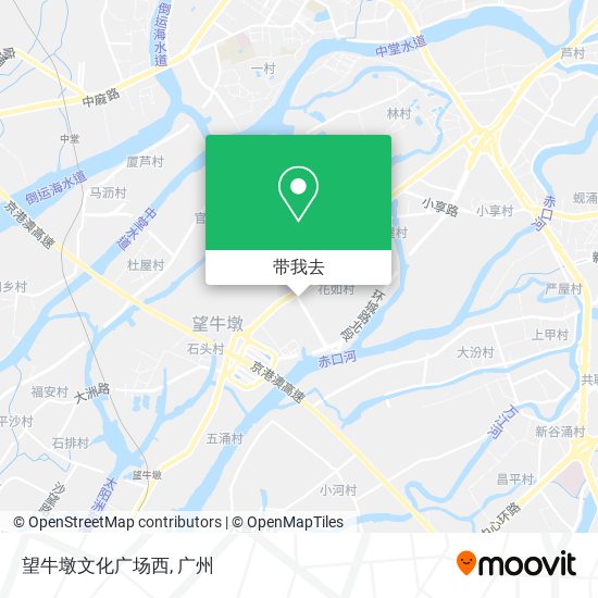 望牛墩文化广场西地图