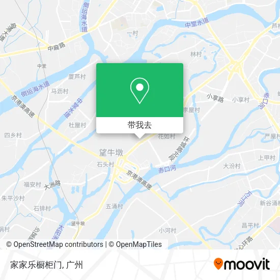 家家乐橱柜门地图