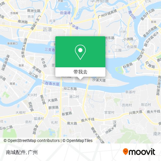 南城配件地图