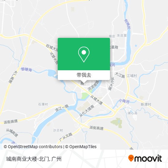 城南商业大楼-北门地图