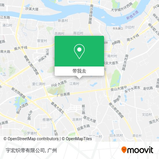宇宏织带有限公司地图