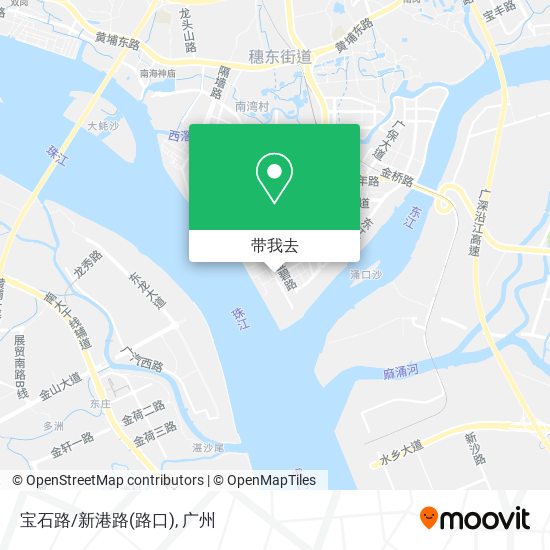 宝石路/新港路(路口)地图