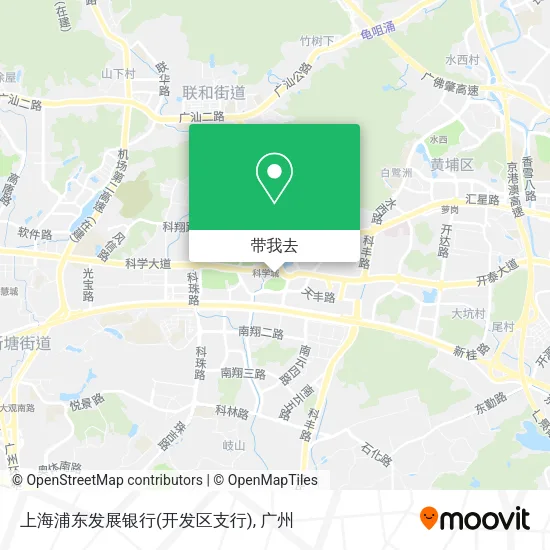 上海浦东发展银行(开发区支行)地图