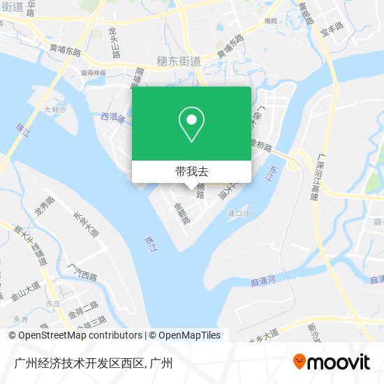 广州经济技术开发区西区地图