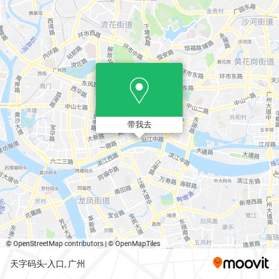 天字码头-入口地图
