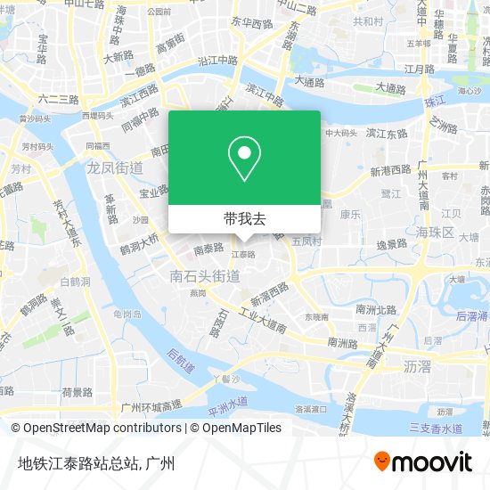 地铁江泰路站总站地图