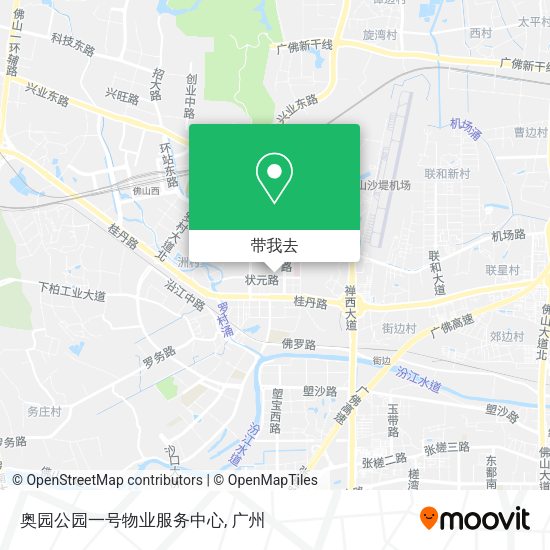 奥园公园一号物业服务中心地图