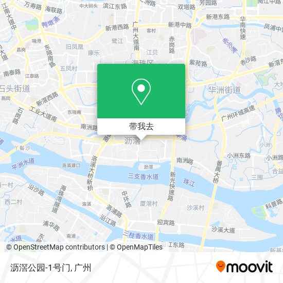 沥滘公园-1号门地图