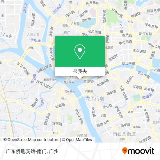 广东侨胞宾馆-南门地图