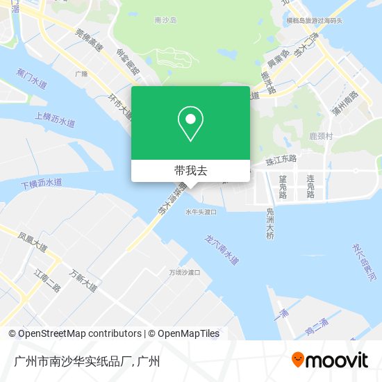 广州市南沙华实纸品厂地图