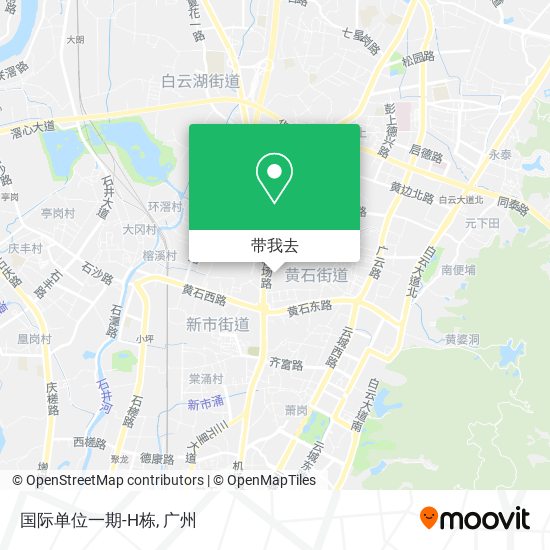 国际单位一期-H栋地图