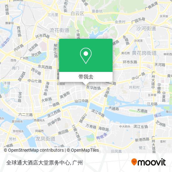 全球通大酒店大堂票务中心地图