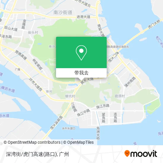 深湾街/虎门高速(路口)地图
