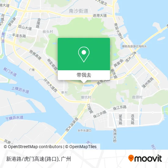 新港路/虎门高速(路口)地图