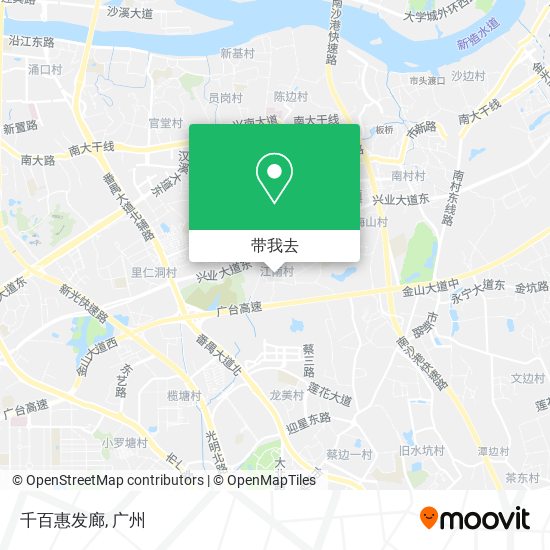 千百惠发廊地图