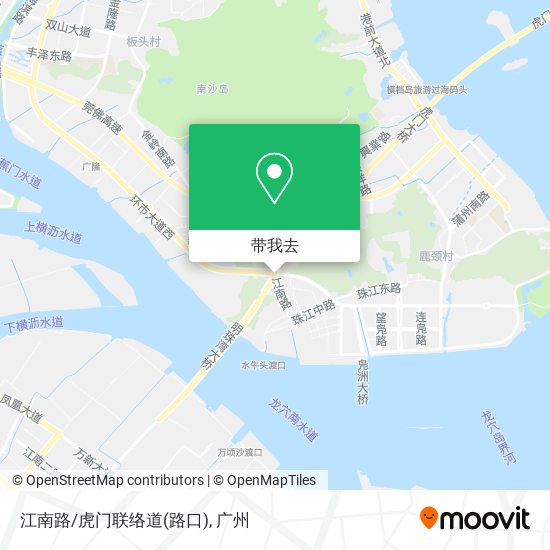 江南路/虎门联络道(路口)地图