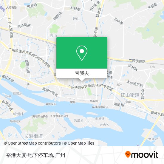 裕港大厦-地下停车场地图