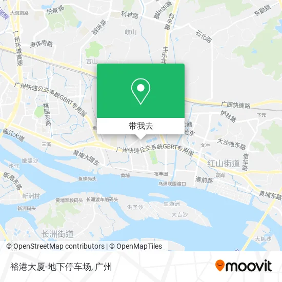 裕港大厦-地下停车场地图