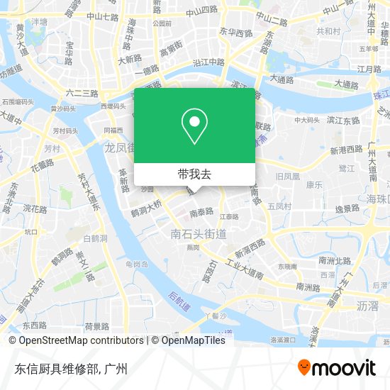 东信厨具维修部地图