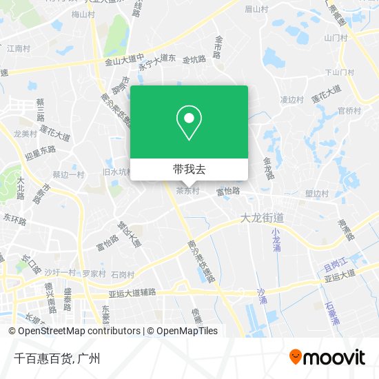 千百惠百货地图
