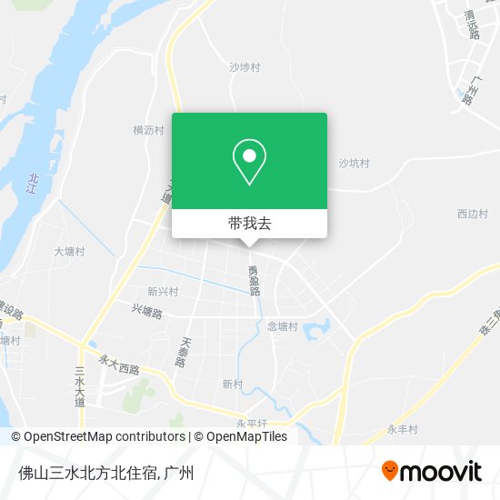佛山三水北方北住宿地图