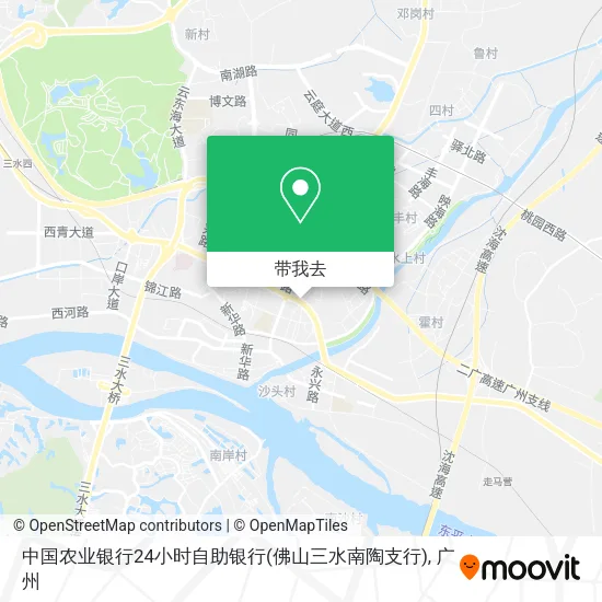 中国农业银行24小时自助银行(佛山三水南陶支行)地图