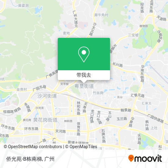 侨光苑-B栋南梯地图