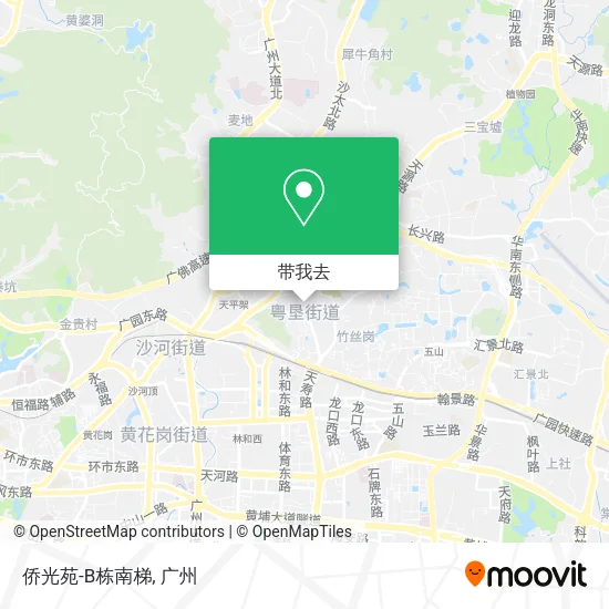 侨光苑-B栋南梯地图