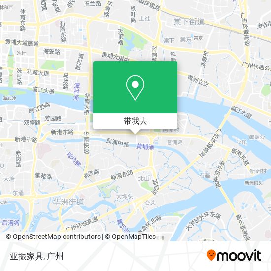 亚振家具地图
