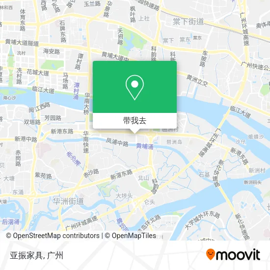 亚振家具地图