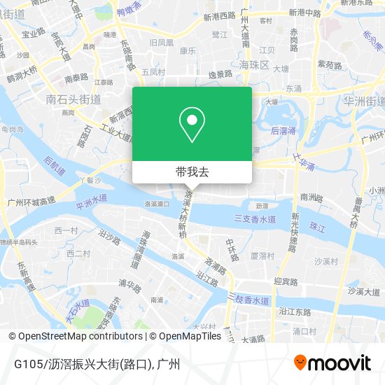 G105/沥滘振兴大街(路口)地图