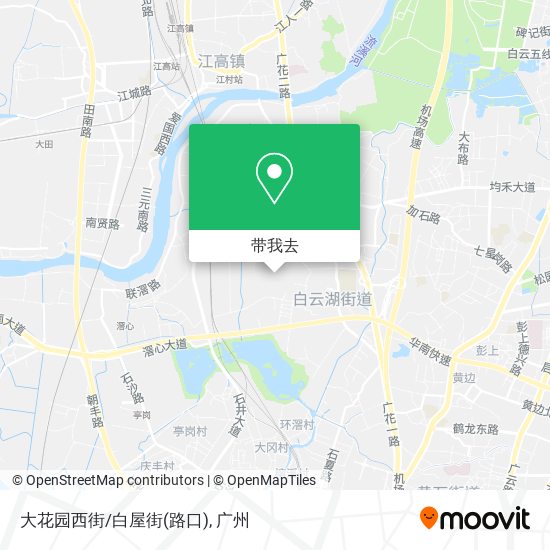 大花园西街/白屋街(路口)地图