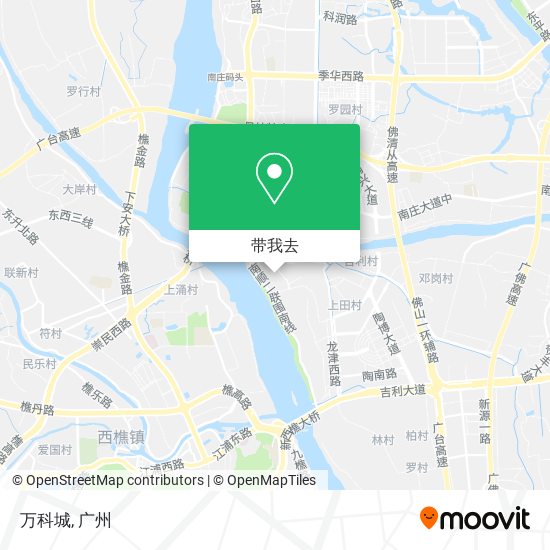 万科城地图