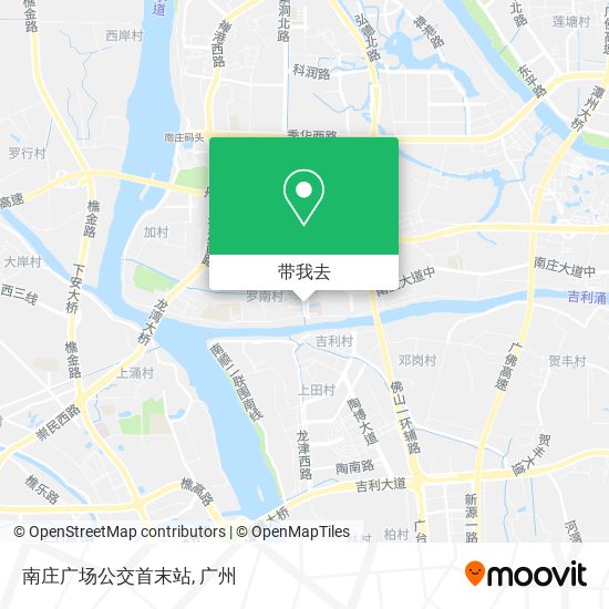 南庄广场公交首末站地图