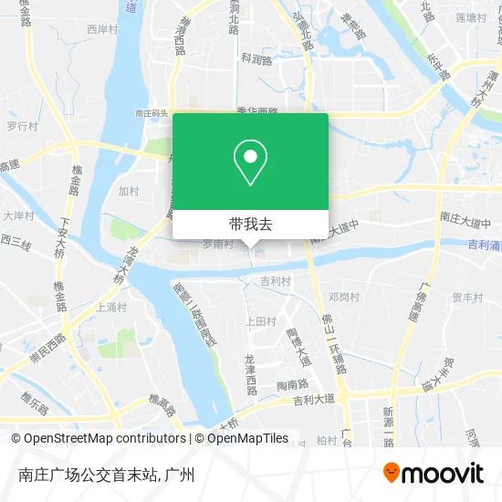 南庄广场公交首末站地图