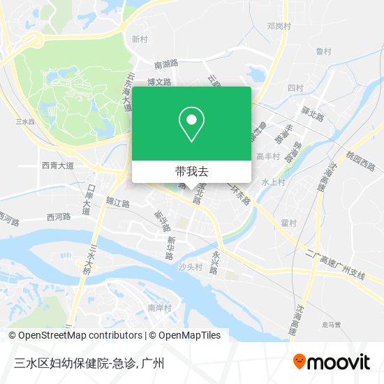 三水区妇幼保健院-急诊地图