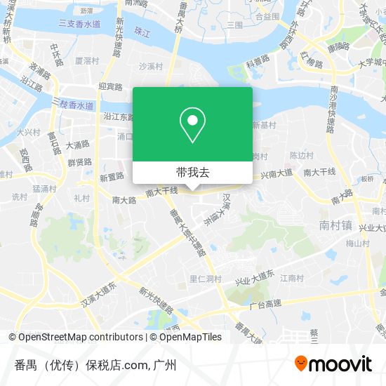 番禺（优传）保税店.com地图