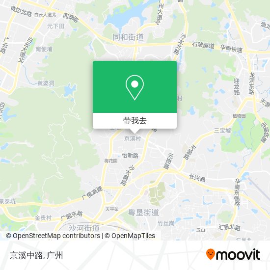京溪中路地图