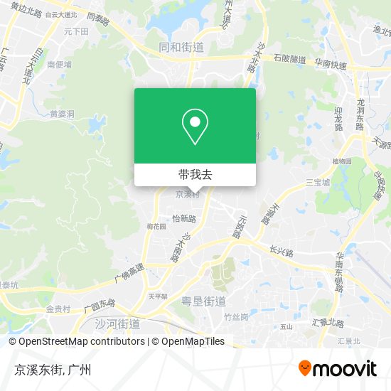 京溪东街地图