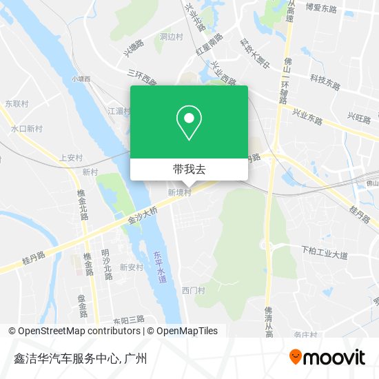 鑫洁华汽车服务中心地图