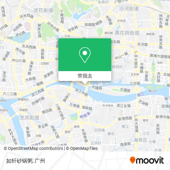 如轩砂锅粥地图