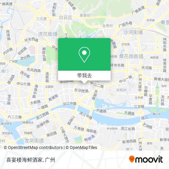 喜宴楼海鲜酒家地图