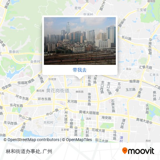 林和街道办事处地图