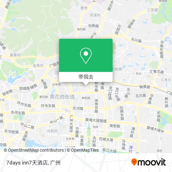 7days inn7天酒店地图